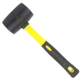 Big Horn 19298 16oz Rubber Mallet with Fiberglass Handle | Dynamite Tool